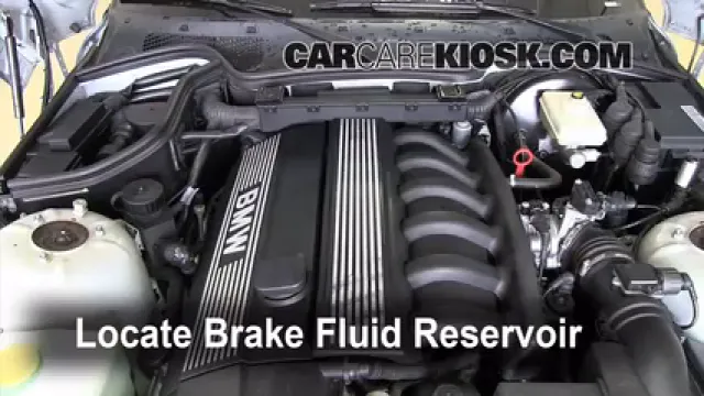 1997 BMW Z3 Roadster 2.8L 6 Cyl. Brake Fluid Check Fluid Level
